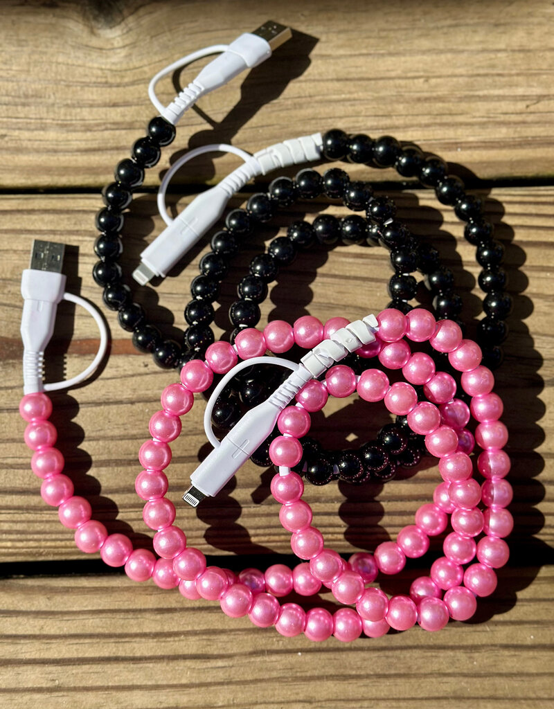 Beaded Dual Phone Chargers