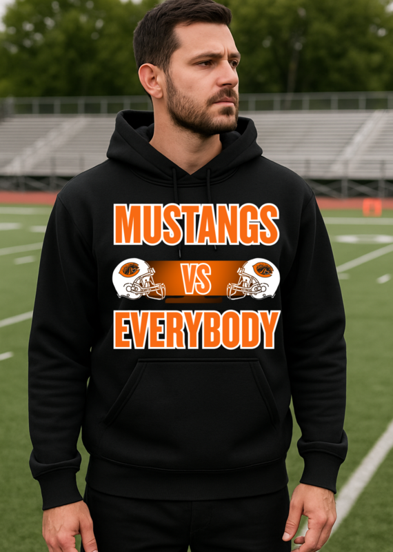 Gildan MUSTANGS vs EVERYBODY (Black PRE-Order)