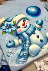 Gildan *Pre-Order* Ice Blue Baby Snowman Crew (S-3XL)