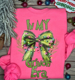 Gildan *Pre-Order* Pink Grinch Era Crew (Adult + Youth)