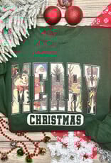 *Pre-Order* Green Vintage Merry Crew (S-3XL)