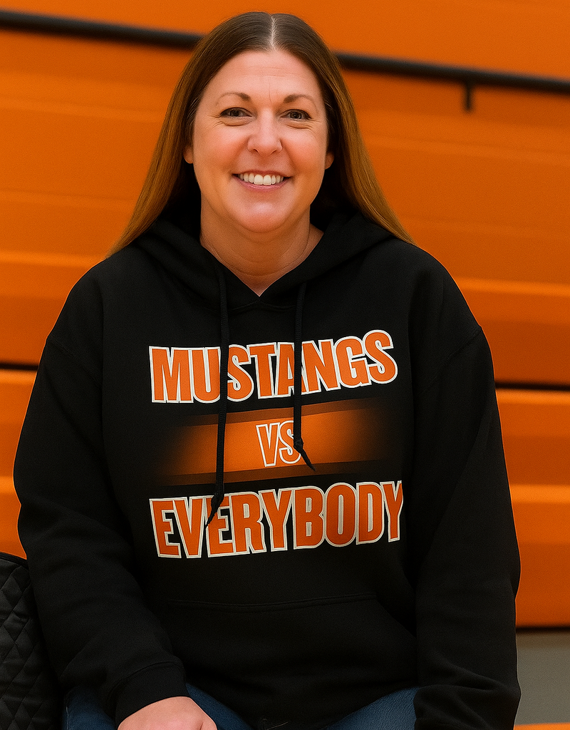 Gildan *Pre-Order* MUSTANGS vs EVERYBODY (Hoodie/Crew/Tee)