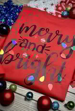 Gildan *Pre-Order* Red Merry & Bright Crew (S-3XL)