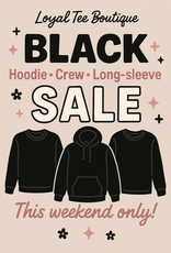 LTB *BLACK Hoodie|Crew|Long-Sleeve SALE*