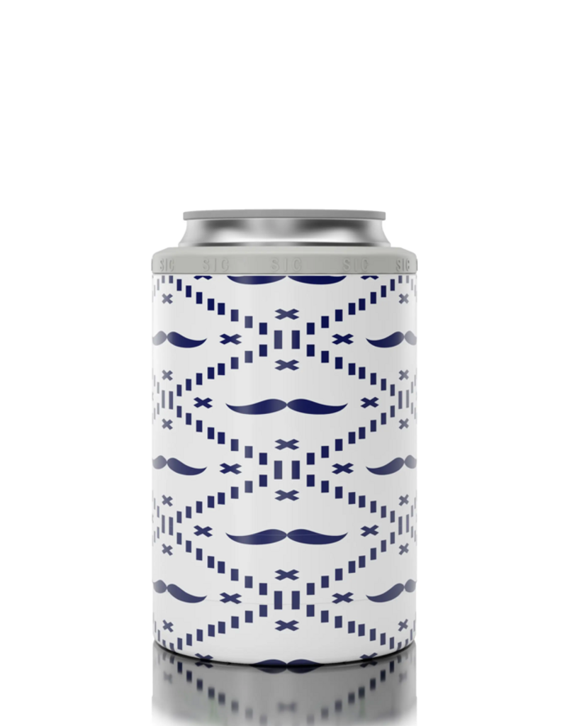 SIC 12oz Regular Can Cooler (Mustache) *SALE*