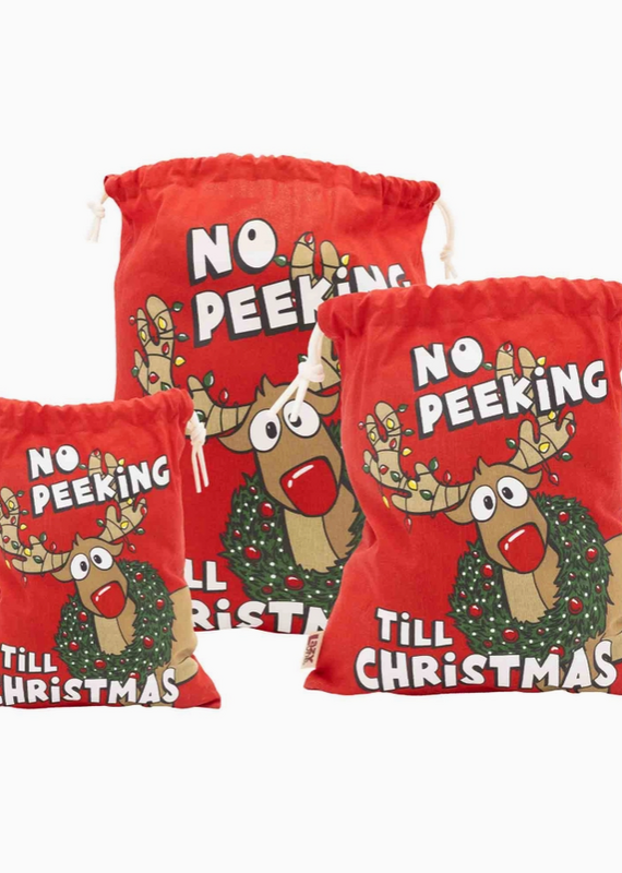 Lazy One Lazy One* No Peeking Christmas Bag Set of 3 (Pre-Order Closes 11/17)