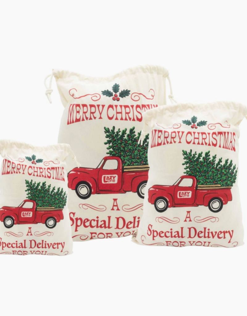 Lazy One Lazy One* Special Delivery Christmas Bag Set of 3 (Pre-Order Closes 11/17)