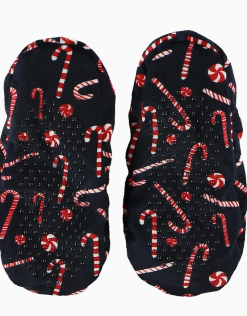 Lazy One Lazy One* Candy Cane Fuzzy Feet Slippers (S-XL) (Pre-Order Closes 11/17)