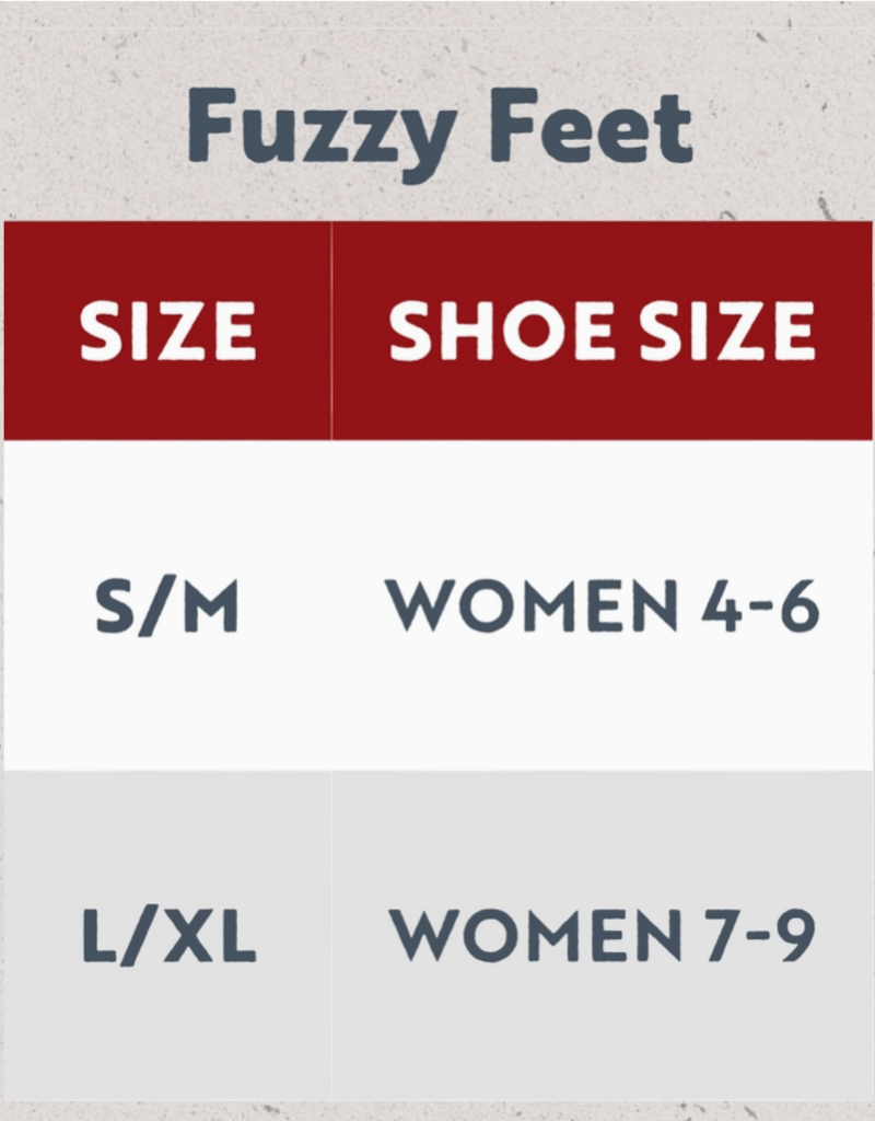 Lazy One Lazy One* Candy Cane Fuzzy Feet Slippers (S-XL) (Pre-Order Closes 11/17)