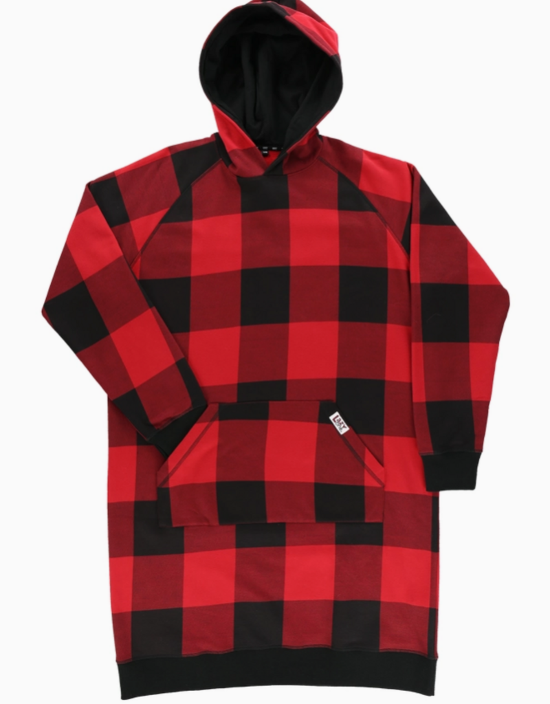 Lazy One Lazy One* Red Plaid Sleep Hoodie (Pre-Order Closes 11/17)