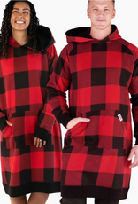 Lazy One Lazy One* Red Plaid Sleep Hoodie (Pre-Order Closes 11/17)