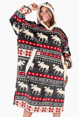 Lazy One Lazy One* Cabin Fair Isle Blanket Hoodie (Pre-Order Closes 11/17)