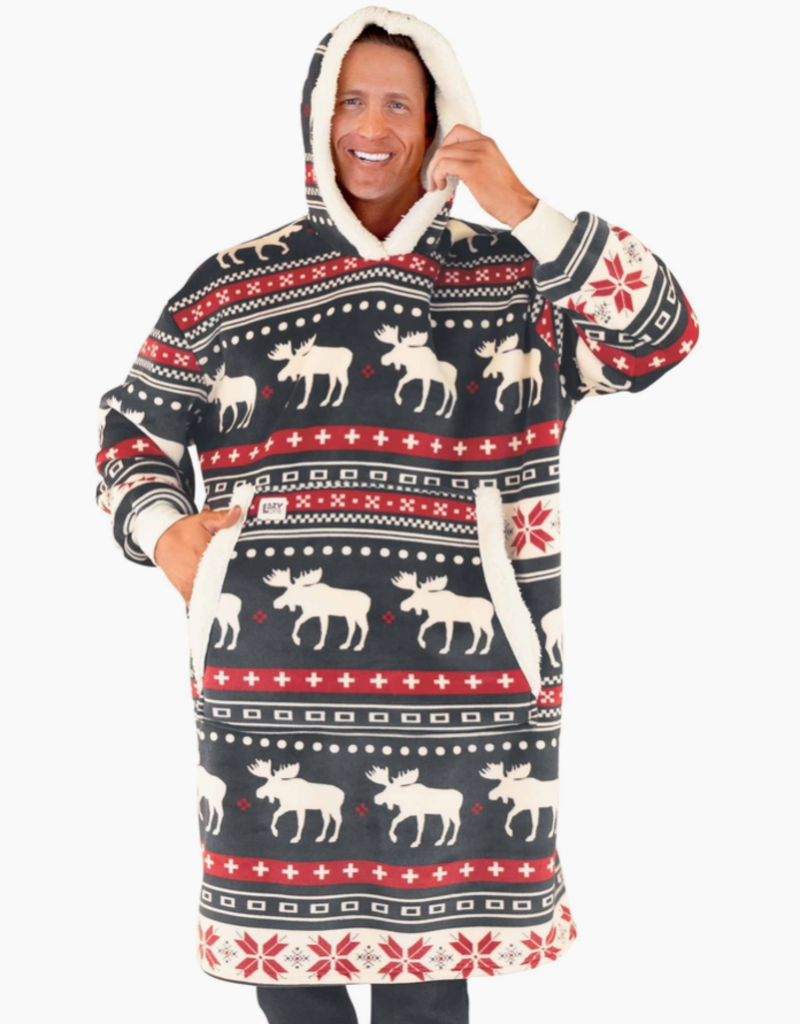 Lazy One Lazy One* Cabin Fair Isle Blanket Hoodie (Pre-Order Closes 11/17)