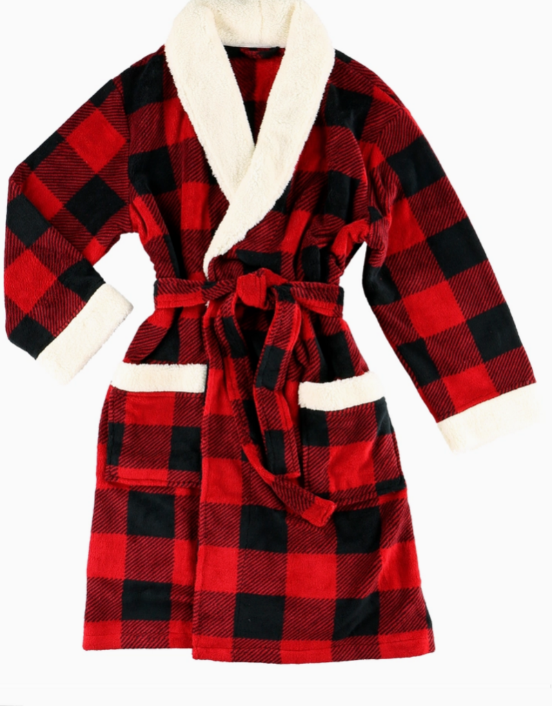 Lazy One Lazy One* Red Plaid Women's Bathrobe (Pre-Order Closes 11/17)