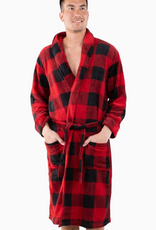 Lazy One Lazy One* Red Plaid Men's Bathrobe (Pre-Order Closes 11/17)