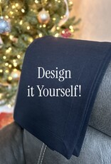 Gildan Black *Design Your Own* Fleece Blanket