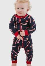 Lazy One Lazy One* Candy Cane Unionsuit (Pre-Order Closes 11/17)