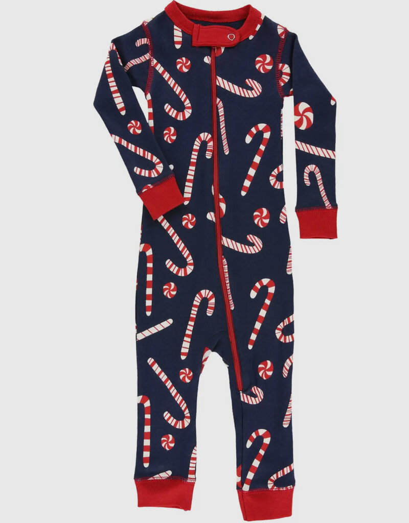 Lazy One Lazy One* Candy Cane Unionsuit (Pre-Order Closes 11/17)