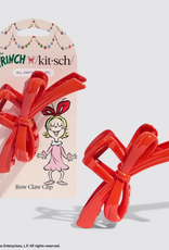 Kitsch The Grinch X Kitsch Red Bow Claw Clip