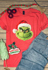 Gildan *Pre-Order* Red Grinch Face Tee (S-3XL)