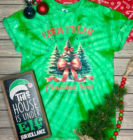 Color Tone *Pre-Order* Green Tie Dye Farm Fresh Tee (S-3XL)