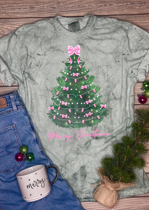 Comfort Color *Pre-Order* OIive Merry Christmas Tee (S-3XL)