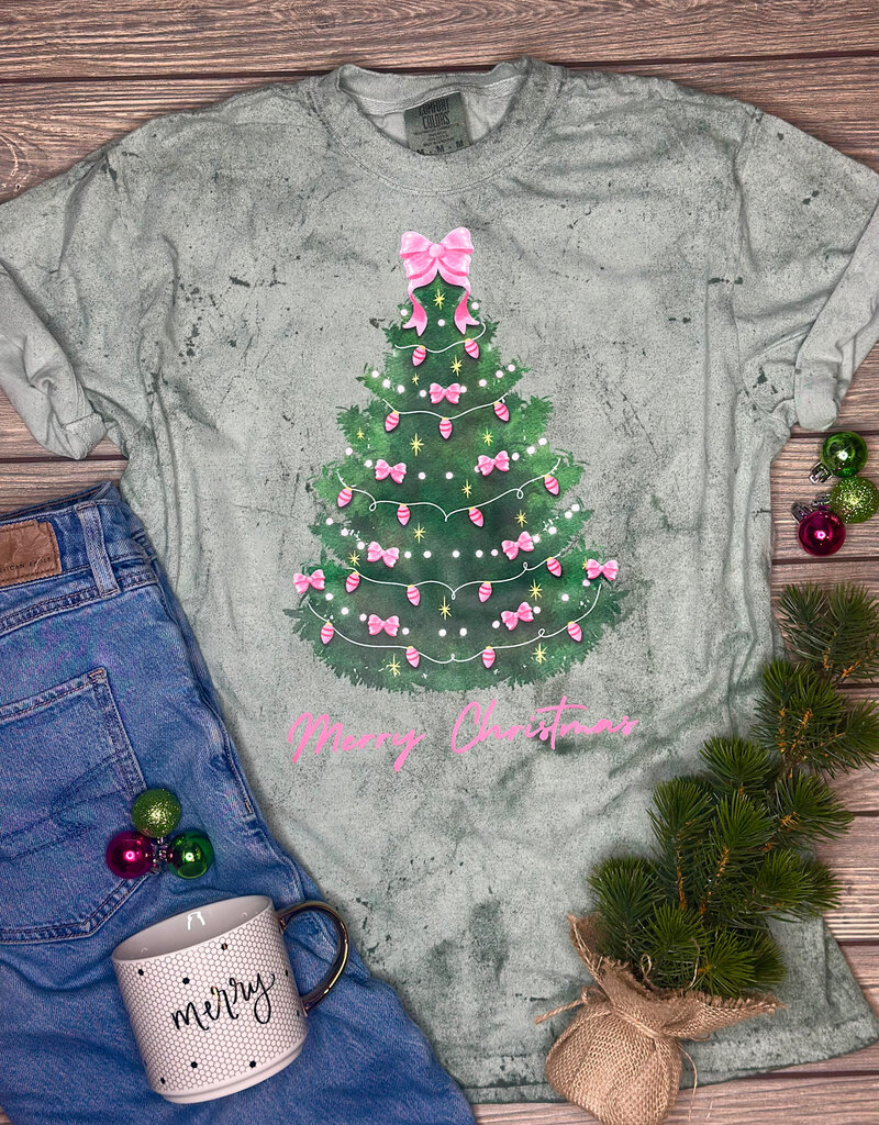 Comfort Color *Pre-Order* OIive Merry Christmas Tee (S-3XL)