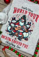 Gildan *Pre-Order* Gray Santa's World Tour Crew (S-3XL)