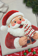 Gildan *Pre-Order* Beige Faux Yarn Santa Cake Crew (Youth & Adult)
