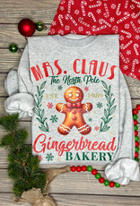 Gildan *Pre-Order* Gray Mrs. Claus Bakery Crew (S-3XL)