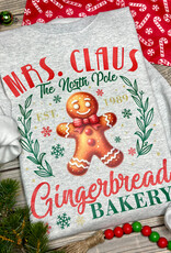 Gildan *Pre-Order* Gray Mrs. Claus Bakery Crew (S-3XL)