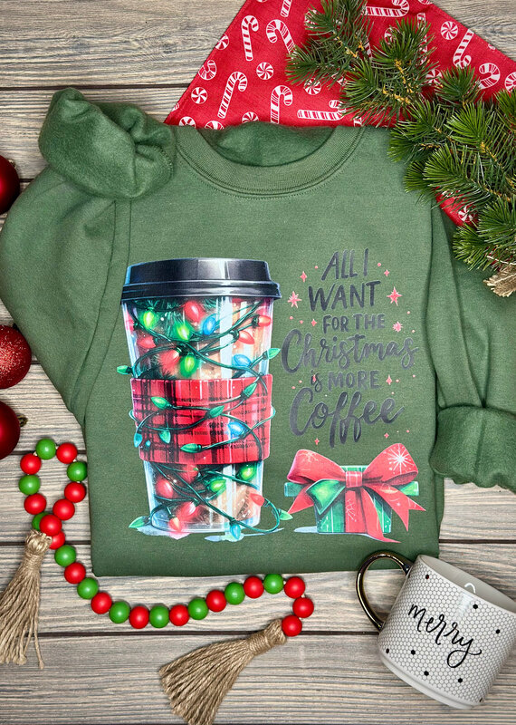 Gildan *Pre-Order* Olive Coffee for Christmas Crew (S-3XL)