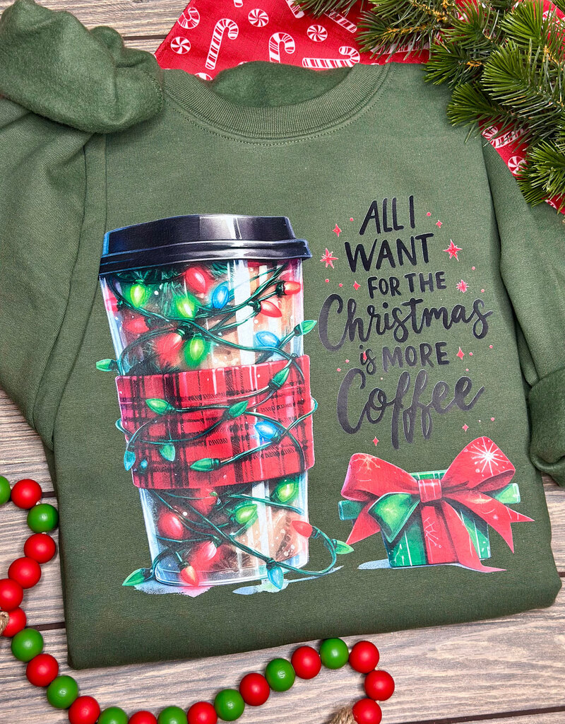 Gildan *Pre-Order* Olive Coffee for Christmas Crew (S-3XL)