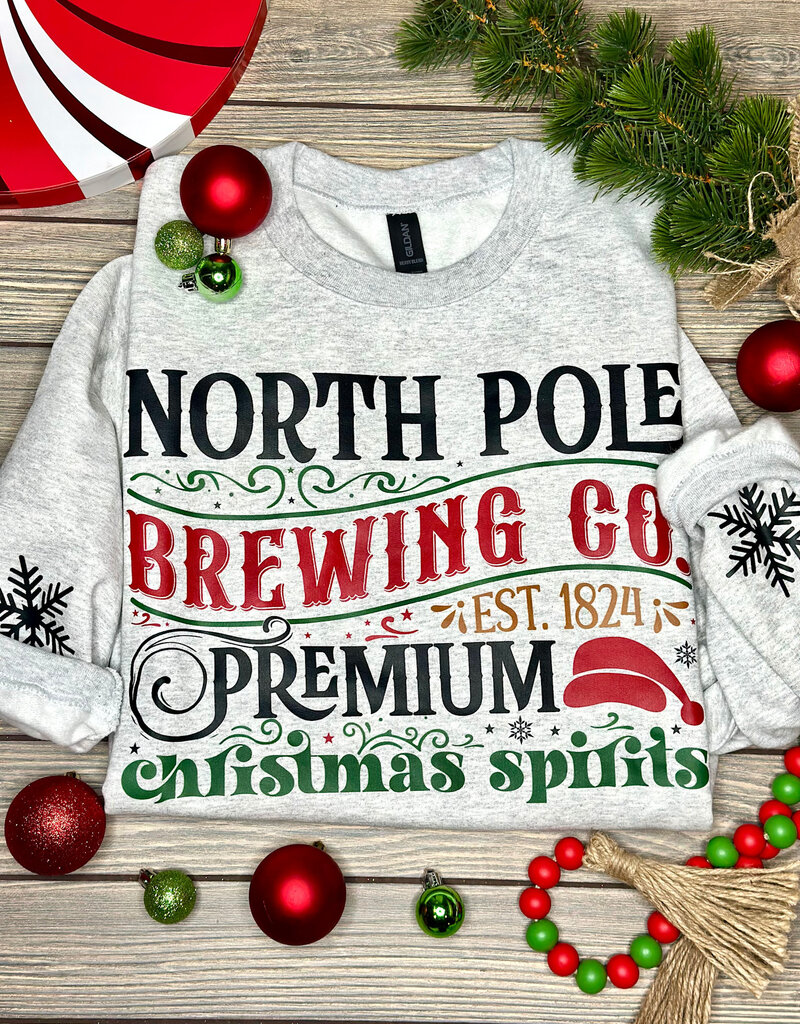 Gildan *Pre-Order* Ash Gray Christmas Spirits Crew (S-3XL)