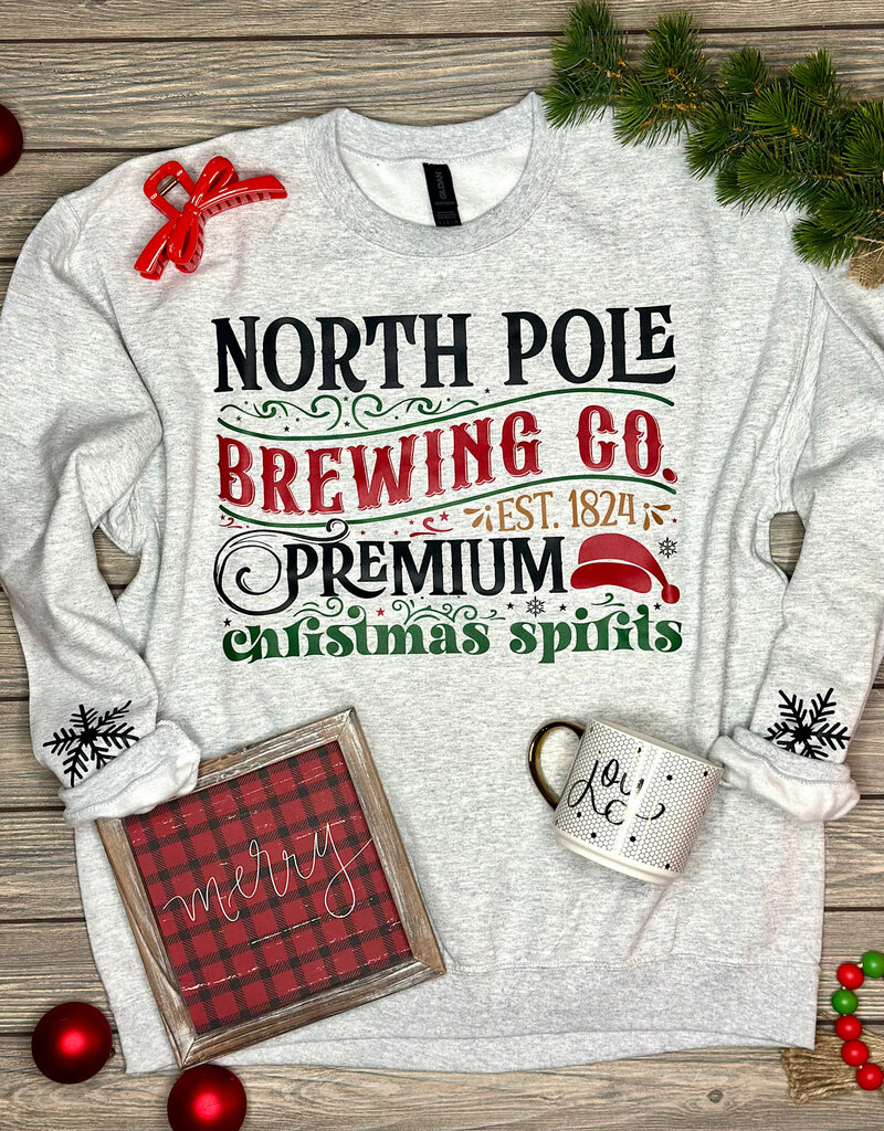 Gildan *Pre-Order* Ash Gray Christmas Spirits Crew (S-3XL)