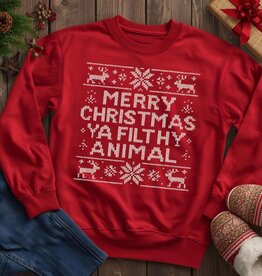 *Pre-Order* Heathered Red Filthy Animal Crew (S-3XL)