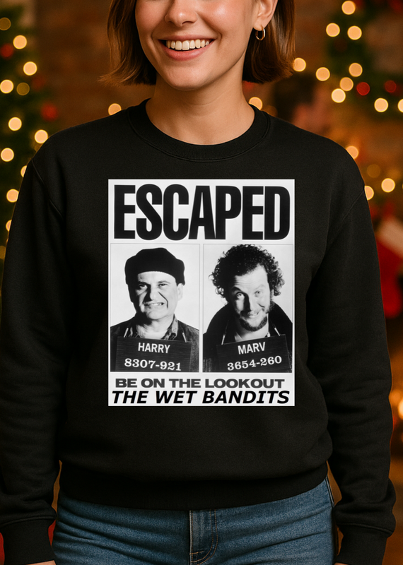 Gildan *Pre-Order* Escaped Home Alone Crew (Adult + Youth)