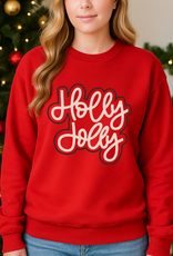 Gildan *Pre-Order* Red Holly Jolly Crew (S-3XL)