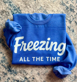 Gildan Sky Blue Freezing Crew (Small Only)