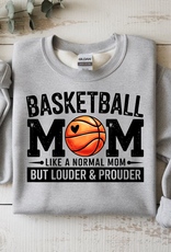 Gildan Basketball Mom Gray Crew (S-3XL) *Pre-Order Closes on 1/8/26*
