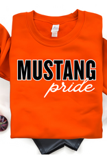 *IN STOCK* Orange Mustang Pride Crew Sweatshirt (S-3XL)