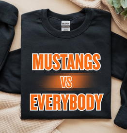 Gildan MUSTANGS vs EVERYBODY (Pre-Order Hoodie/Crew/Tee)
