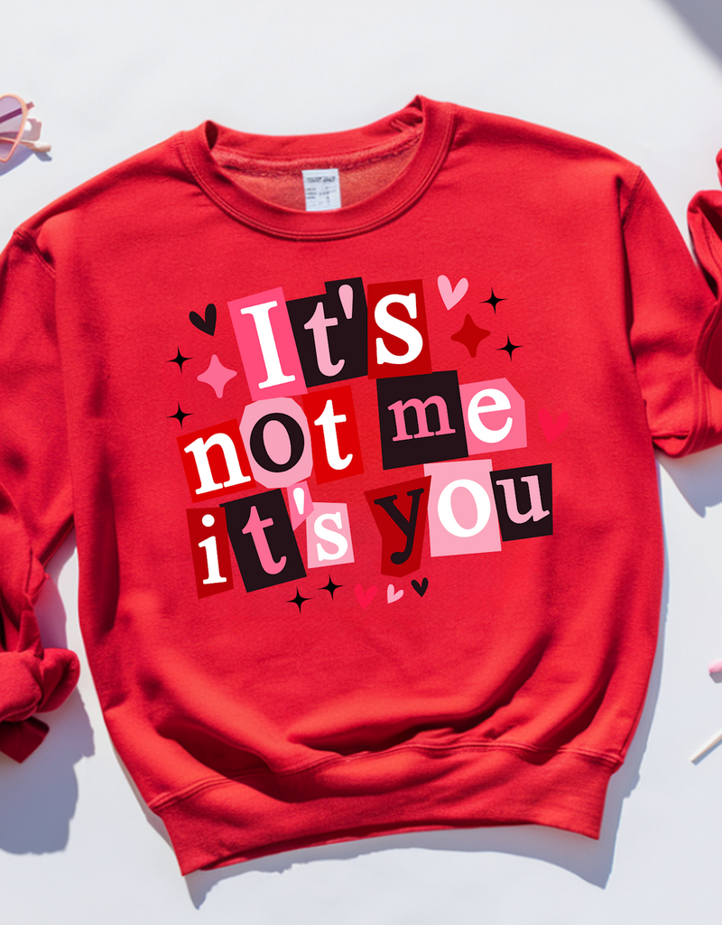 Gildan Red It's You Crew (S-3XL) *Order before 2/4/26*