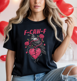 Gildan Black F-Caw-F Crow Tee (S-3XL) *Order before 2/4/26*