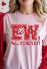 Gildan Pink Ew Valentine's Day Tee (S-3XL) *Order before 2/4/26*