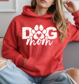 Gildan Red Dog Mom Hoodie(S-3XL)
