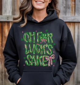 Gildan For Luck's Sake Black Hoodie (S-3XL)