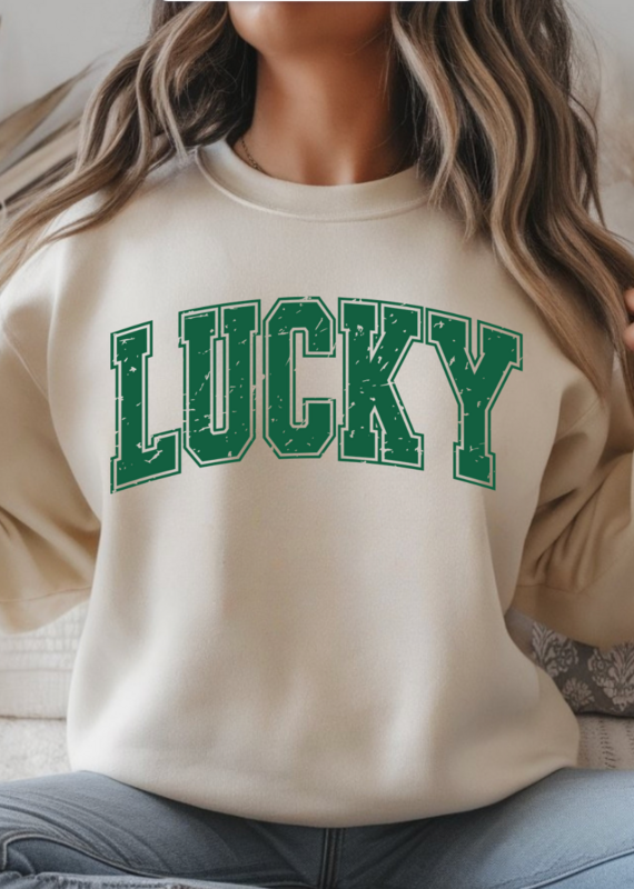 Gildan Distressed Lucky Sand Crew (S-3XL)