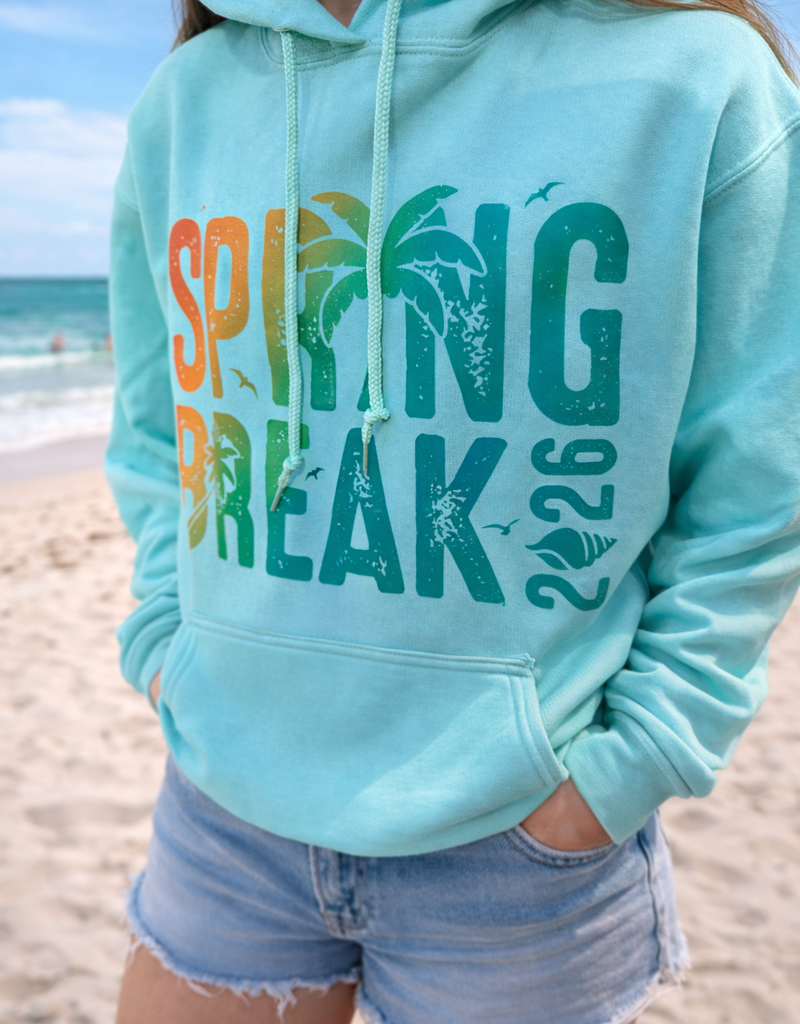 Port & Company Spring Break 2026 Celadon Hoodie (S-3XL)