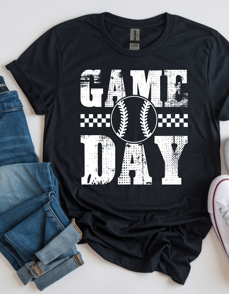 Gildan Game Day Black Tee (S-4XL)